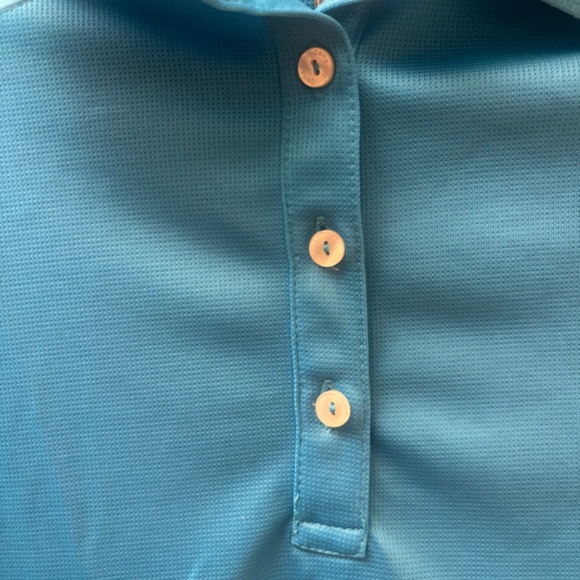 Women's Blue Callaway Polo T-Shirt Size Medium - Picture 2 of 7
